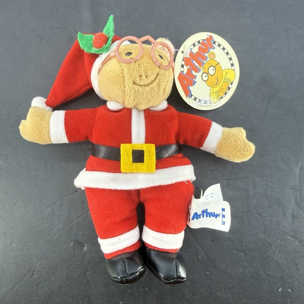 Marc Brown Arthur Plush 2000 Santa Claus Christmas Stuffed Animal 15" Toy PBS
